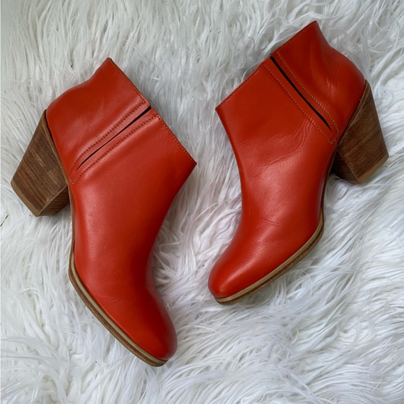 Rachel Comey Mars Orange Boots Ankle Booties 9.5 - Picture 7 of 15